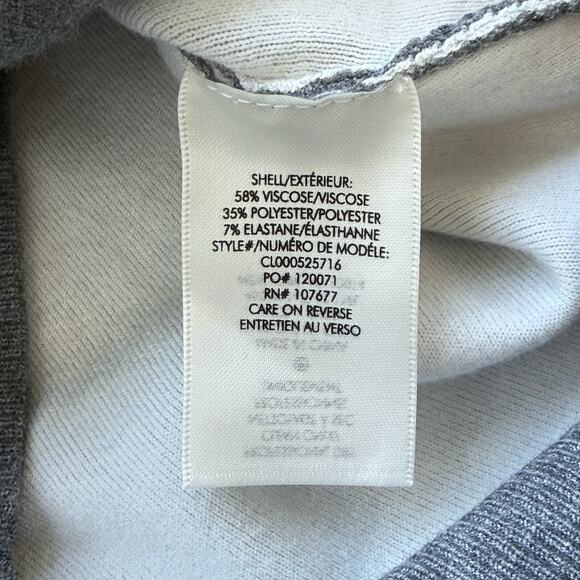 ALICE + OLIVIA Ruffled Jersey Full Zip Jersey Hoodie - Women's Size XS Gray NWT - Picture 12 of 16